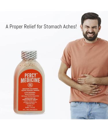 Percy Medicine: Relief for Diarrhea & Upset Stomach | 3 FL Oz Bottle - Buy Online on GoSupps.com