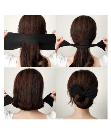 Ycnpeatt Twist Deft Bun Hair Bun Maker - Black Elastic Bands for Women & Girls - Buy Online on GoSupps.com