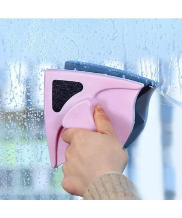 Home Double Side Magnetic Window Cleaner Strong Both Side Glass Surface Cleaning Brush Wiper Tools with Ergonomic Handle Des - Buy Online on GoSupps.com