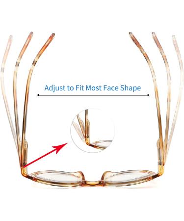 Yuluki 5 Pack Blue Light Blocking Reading Glasses for Women - Stylish Computer Readers with Anti Glare/Eyestrain - 4.0 Mix - Buy Online on GoSupps.com
