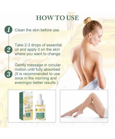 4Pcs Flysmus Beauty Women Collagen Lifting Body Oil 30ml Beauty Women Collagen Lifting Body Oil Anti Aging Collagen Serum for Face Reduces Fine Lines & Wrinkles - Buy Online on GoSupps.com