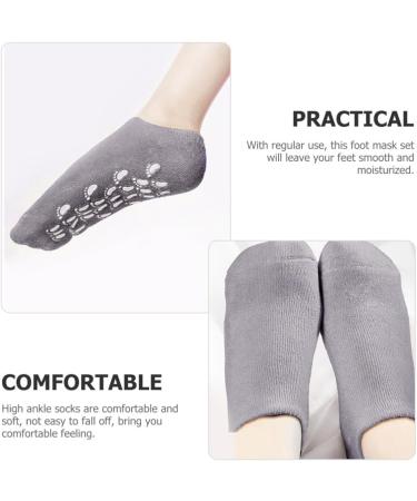 1 Pair Moisturizing Socks for Foot Lotion Socks Cracked Heel Socks Gel Sleeping Socks Hydrating Socks Household Foot Care Facial Mask Aldult Polyester Women's - Buy Online on GoSupps.com