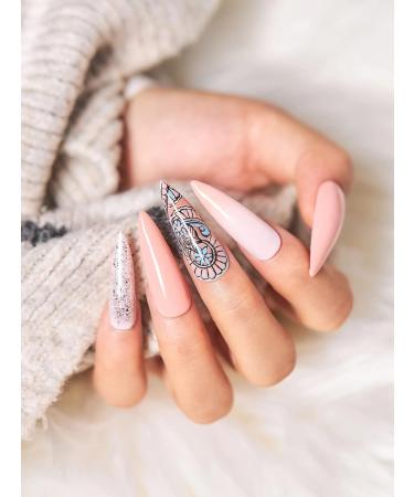 Deciniee 550Pcs Clear Extra Long Tapered Square Nail Tips - Professional Nail Extension Kit for Salon & Home DIY - Buy Online on GoSupps.com