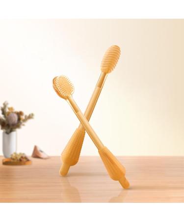 Silicone Baby Toothbrush Set | First Toothbrush & Tongue Cleaner for 0-18 Months | Non-Slip Tooth Massage Brush - Buy Online on GoSupps.com