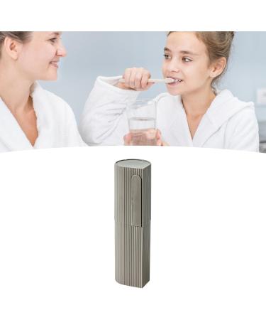 Travel Toothbrush Cup Set - Portable Lightweight Wash Storage Box for Toothbrush & Toothpaste - Ideal for Travel (Gray - Buy Online on GoSupps.com