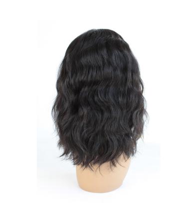 Zanawigs 10-Inch Black Bob Lace Front Wig | Unprocessed Brazilian Real Hair | Natural Look with Baby Hair - Buy Online on GoSupps.com