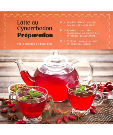 NaturaleBio Cynorrhodon Cru Bio en poudre 400g. Rose musqu e Naturelle et Pure moulu partir des baies d' glantier Bio entier. Riche en vitamine C id ale pour infusions th s et smoothies. Rose musqu e 400 g (Lot de 1) - Buy Online on GoSupps.com