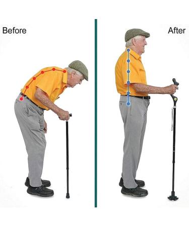 Canes Collapsible Hand Walking Stick Folding Stick Height Adjustable Portable for On The Go Travel Lightweight Comfortable Handle Cane for Travelling Outdoors Star of Light - Buy Online on GoSupps.com