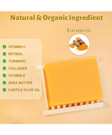 Handmade Turmeric Skincare Set: Soap Face Mask & Oil - Vitamin C for Pores & Glowing Skin - Buy Online on GoSupps.com