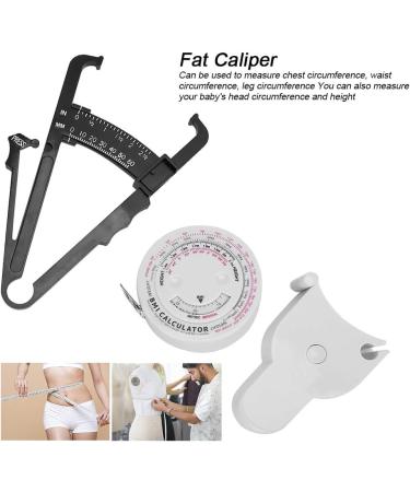 Body Fat Tester & Waist Tape - Accurate Skinfold Measurement Tool for BMI & Weight Loss - Buy Online on GoSupps.com