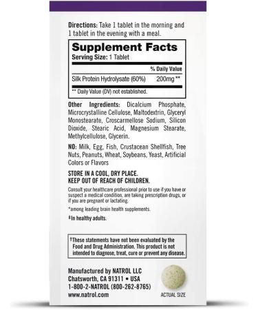 Natrol Cognium Extra Strength 200mg - Memory & Brain Health, 60 Tablets, Clinically Studied - Buy Online on GoSupps.com