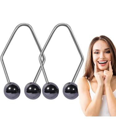Dimple Maker Smile Face Trainer Dimple Maker with Beads Dimple Maker Beads for Women and Girls Dimple Trainer for Face Black - Buy Online on GoSupps.com