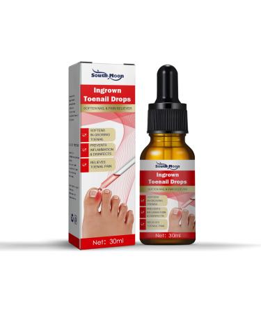 Ingrown Toenail Treatment Fungal Nail Treatment Ingrown Toenail Drops Nail Care and Treatment Strengthen Renew Damaged Nail(30ML)