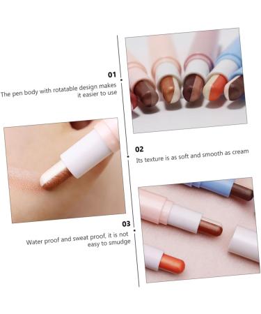 Beavorty 2pcs Eye Shadow Stick Eyeshadow Stick Cosmetic Tool Women Cosmetic Eyeshadow Pencil Make up The Lazy 1 count (Pack of 1) Blue - Buy Online on GoSupps.com