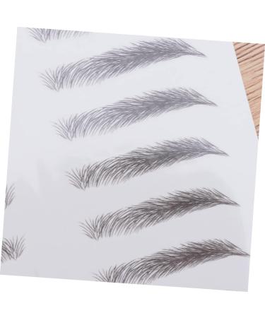 DRESSOOS 2pcs 3d Eyebrow Stickers Realistic Eyebrow Tattoos Ladies Suits Eyebrow Tool The Lazy Water Proof 6d - Buy Online on GoSupps.com