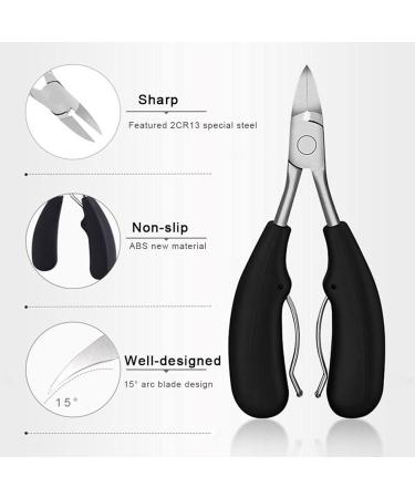 SVAASA Nail Clippers Nail Groove Special Nail Scissors Oblique Mouth Olecranon Toenails Clipper Inlaid Nail Nail Clipper Pedicure Manicure Tool - Buy Online on GoSupps.com