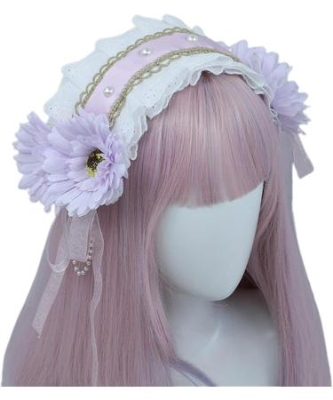 amangul Sweet Hair Women Washing Face Hairband Pleated Laces Elegant Flower Shape Headbands Hair Hoop for Girls - Buy Online on GoSupps.com