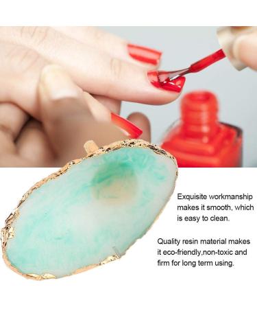 Fingernail Rings & Nail Art Polish Holder - Green Mini Manicure Tool for Display & Photography Props - Buy Online on GoSupps.com