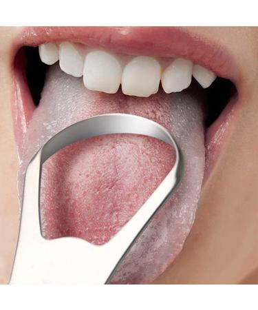 Stainless Steel Tongue Scraper Set for Fresh Breath - 4 Pack - Buy Online on GoSupps.com