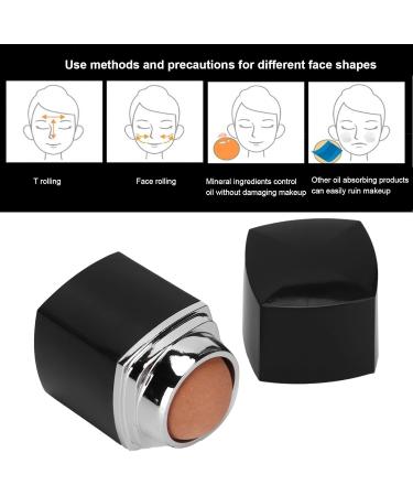 Oil-Absorbing Volcanic Face Roller Facial Roller Cleaning Volcanic Stone Oil Absorbing Ball for Skincare Mini Face Massage(black) - Buy Online on GoSupps.com