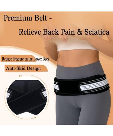 Unniq Lumbowrap Plus-Size Back Support - Premium Ischias Belt for Men | 3PCs 140cm - Buy Online on GoSupps.com