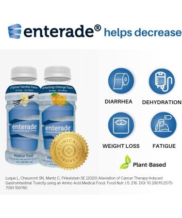 Enterade AO Watermelon 8oz | Supportive Care Beverage for GI Side Effects | Stevia-Free | 12 Bottles - Buy Online on GoSupps.com