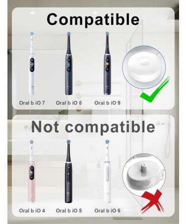 Braun Oral-B iO Charger Base Series 7 8 9 - Replacement Magnetic Power Supply Cord | Electric Toothbrush Charger (White - Buy Online on GoSupps.com