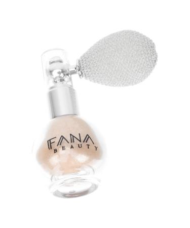 FOMIYES Makeup Glitter Spray 1pc Spray Glitter Flash Powder Bottle Plastic Glitter Highlight Spray 7x5.5cm Ivory