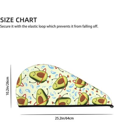 Buy Avocado Microfiber Hair Towel - Soft Super Absorbent & Quick Dry for Women with Long Curly & Thick Hair | Coral Velvet Wrap - Buy Online on GoSupps.com