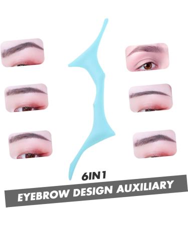 Mikinona Eyebrow Stencil Eyebrow Guide Template Eyebrow Shaper Beauty Tools Thermostat 17.3x5.9cm Blue - Buy Online on GoSupps.com