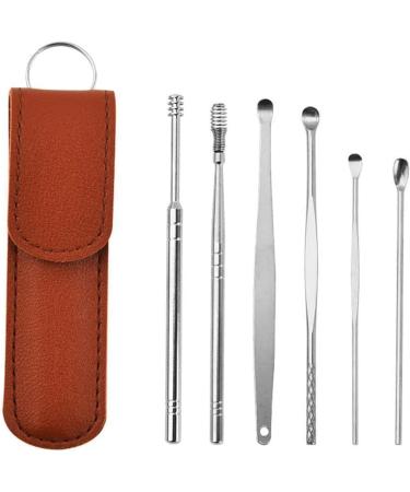 MACIMO Earwax Removal Kit - 6PCS Reusable Ear Pick Tools for Ear Wax Cleansing and Care (Color: A) - Buy Online on GoSupps.com