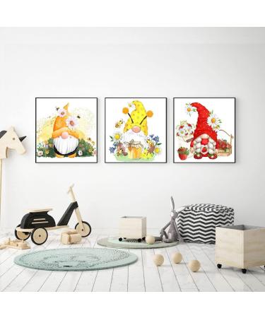 Gnome Cross Stitch Kits for Adults - 6 Pack Stamped 11CT Preprinted Cross-Stitch Kit - Beginner-Friendly Needlepoint Crafts - 11.8x11.8inch - Buy Online on GoSupps.com