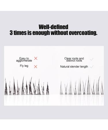 Eyelash Mascara - 3 ml Long Lasting Smudge-Proof | Mascara for Eyelash Extensions | For Travel Home Outdoors School Gift for Women - Buy Online on GoSupps.com