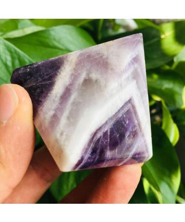 Natural Crystal Rough 50MM Natural Amethyst Quartz Crystal Pyramid as Gift Stone Mineral Specimen - Buy Online on GoSupps.com