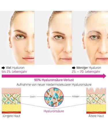 GoMo ENERGY Anti Aging Beauty Hyaluron Drink 400 mg Hyaluronic Acid + Zinc + Magnesium + Vitamin B Complex + Vitamin C Firm Skin Strong Nails Healthy Tendons 5 Servings - Buy Online on GoSupps.com