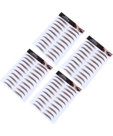 FOMIYES 20 Pcs Eyebrow Stickers Tool Stickers Makeup Brow Sticker Artificial Eyebrow 6d Water Proof Applique - Buy Online on GoSupps.com