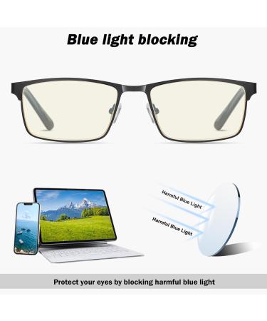 EYECEDAR 5-Pack Reading Glasses for Men - Metal Frame Spring Hinges Computer Readers 2.50 - Stylish & Comfortable 5 Pairs Mixed Set - Buy Online on GoSupps.com