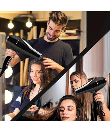 Hair Dryer with Concentrator Nozzle 1800 Watts Black and Blue - Buy Online on GoSupps.com