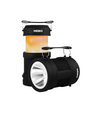 NEBO BIG POPPY Rechargeable Flashlight and Lantern with Power Bank | 300 Lumen Lantern 120 Lumen Spot Light