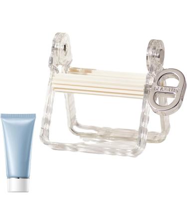 Tube Squeezer Tool No Drilling Toothpaste Squeezer Rolling Tube Squeezer and Tube Squeezer Tool Accessories for Toothpaste Hand Cream White - Buy Online on GoSupps.com
