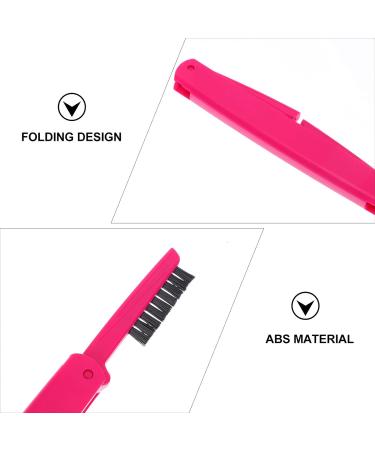 Minkissy 2pcs Multifunctional Makeup Brushes Set - Eyebrow Eyelash Comb & Foundation Tools - Random Color - Perfect for Beauty Care & Professional Makeup - Buy Online on GoSupps.com