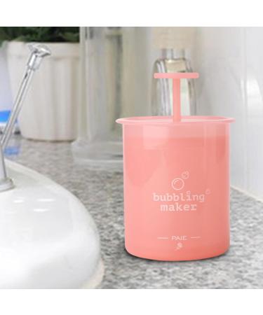 Soap Foamer Face Cleanser Foaming Bottle Bubble Foamer - Ergonomic Facial Cleansing Tool Skincare Cleanser Foam Maker for Travel Household Pink - Buy Online on GoSupps.com