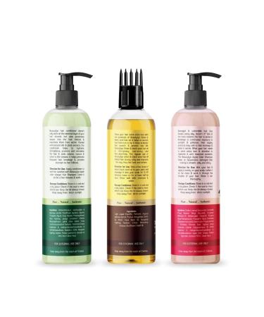 Buy BEAUTYFYN Apple Cider Vinegar Shampoo Onion Black Seed Oil & Coconut Avocado Conditioner Set - 600ml - Best International Shipping - Buy Online on GoSupps.com