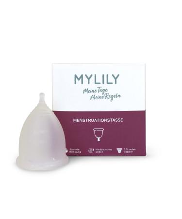 Mylily menstrual cup |100% medical silicone i period I sustainable & cost -saving i menstrual cup |Free from BPA and latex |reusable i 5 sizes (L2)