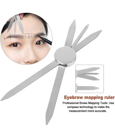Buy Pohove Eyebrows Template Ruler - Precision Microblading & Eyebrow Mapping Tool | Stainless Steel Fibonacci Caliper for Perfect Eyebrow Balance - Buy Online on GoSupps.com