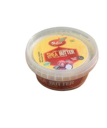 100% Ghana Unrefined Raw African Natural Shea Butter (Shifaa) Golden Smooth Grade A Raw - 250g. Good for Skin Hair Lips Moisturising Scars and Rashes Eczema.