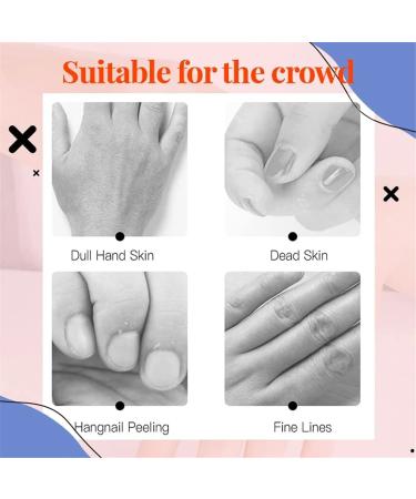 Hyaluronic Acid Hand Care Essence - Deep Hydration & Anti-Aging Moisturizer (2PCs) for Pore Shrinking & Skin Nourishment - Buy Online on GoSupps.com