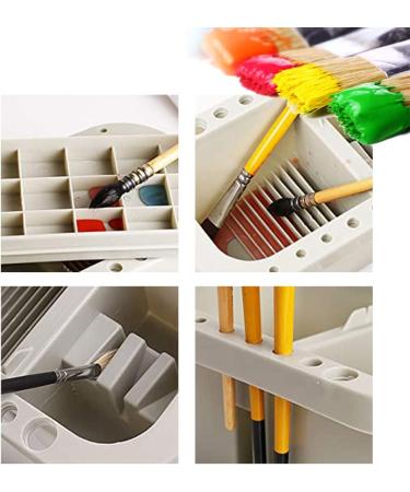 Multifunction Paint Brush Basin with Holder and Palettes - Artist Cleaning Washer for Indoor & Outdoor Painting - Buy Online on GoSupps.com