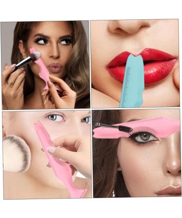 FOMIYES 8 Pcs Silicone Beauty Ruler Eyeliner Pencil Eyeliner Makeup Tool Eyebrow Guide Template Cosmetic - Buy Online on GoSupps.com