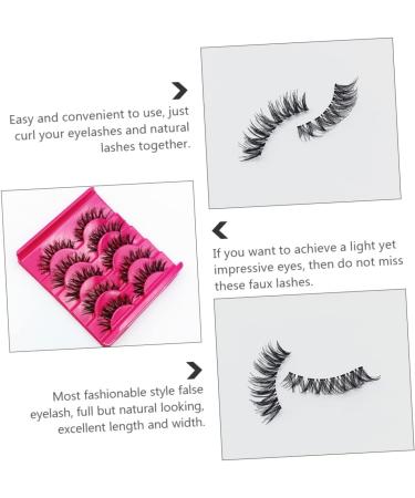 Beatifufu 15 Pairs Fake Eyelashes False Eyelashes Bulk Eyelashes Bottom Lashes False Lashes Eyelashes Extension Supplies Fake Lashes Makeup Lash Transparent Stalk Handmade Hair - Buy Online on GoSupps.com
